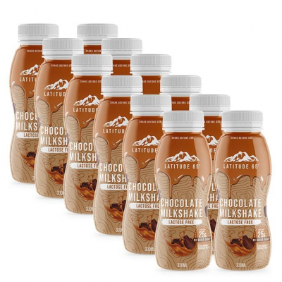 12 x Latitude 65 Protein Milkshake 330 ml Choklad Latitude 65