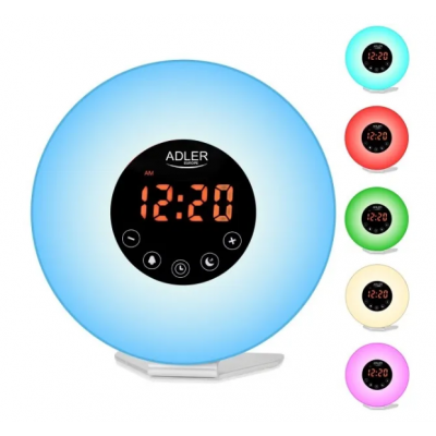 ADLER Vaeckarklockslampa