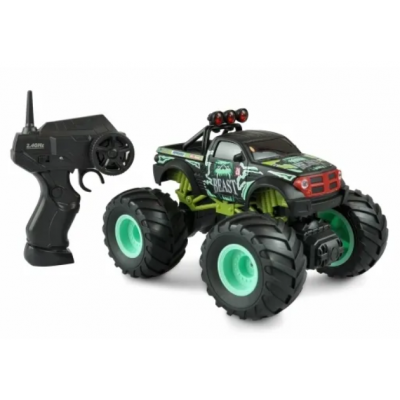 Amewi groen borstad 118 RC modellbil Elektronik Monster Truck Bakre motor 2WD RtR 24 GHz