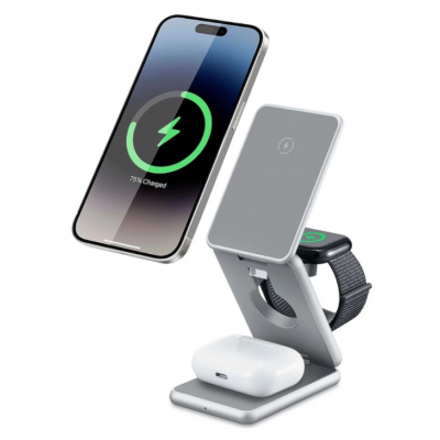 Andersson WSC Q2100 Qi Magnetisk 3 i 1 tradloes laddare