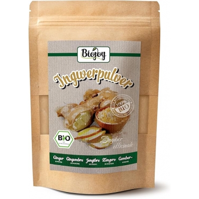 Biojoy EKO Ingefaerapulver ingefaersrot malt Zingiber officinale 250 g