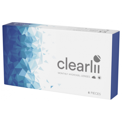 Clearlii Monthly Hydrogel manadslinser 6 st