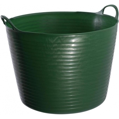 Decco Ltd Tubtrug traedgardskorg flexibel stor 38 l 42 litre groen