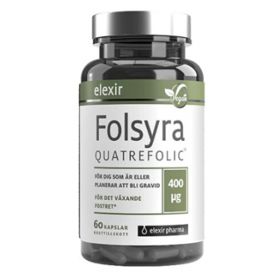 Folsyra 60 kapslar Elexir Pharma