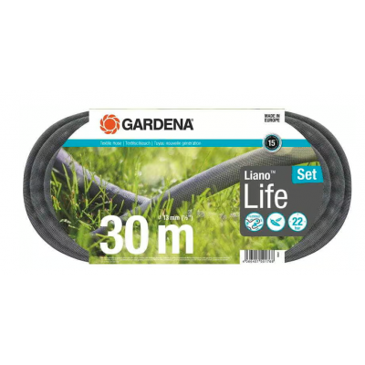 Gardena Textilslang Liano Life 30 m 12 Set