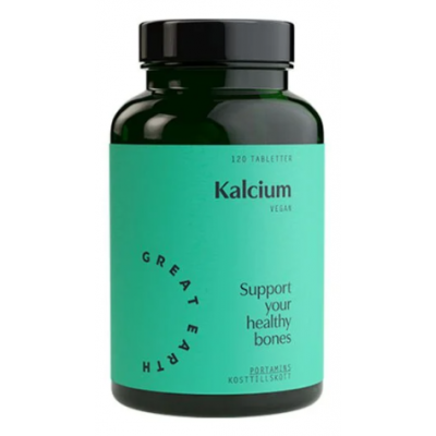 Kalcium 120 tabletter Great Earth