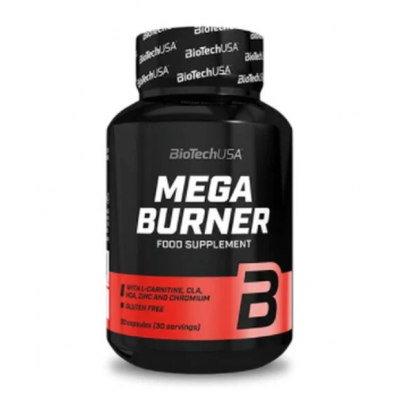 Mega Burner Fettfoerbraennare 90 Kapslar Biotech USA