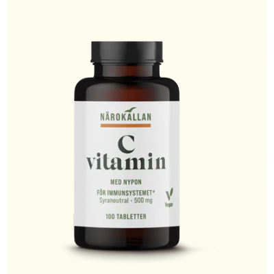 Naerokaellan C vitamin 500 mg 100 tabletter