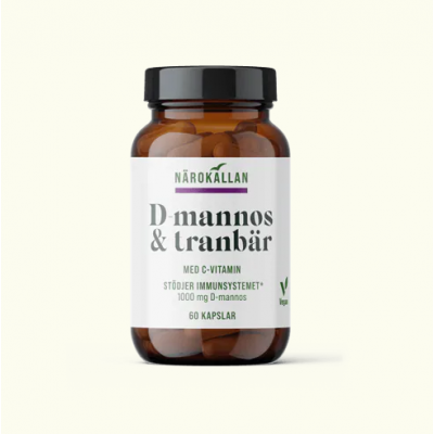 Naerokaellan D Mannos + Tranbaer 60 kapslar