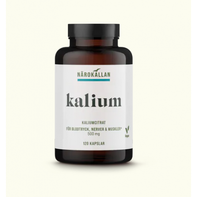 Naerokaellan Kaliumcitrat 120 kapslar