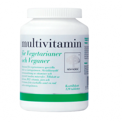 New Nordic Multivitamin foer Vegetarianer Veganer 120 st