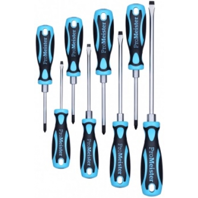 Skruvmejselsats Phillips Pozidriv Spar 8 Delar ProMeister