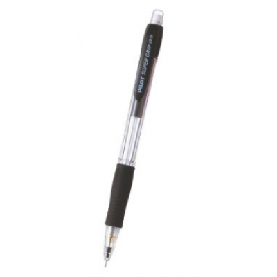 Stiftpenna PILOT SuperGrip 05mm svart 12 st