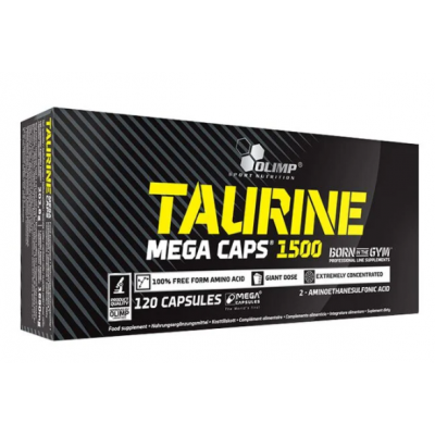 Taurine Mega Caps Aminosyror 120 Kapslar