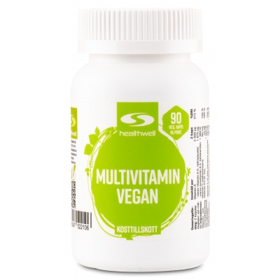 healthwell multivitamin vegan 65038 x8