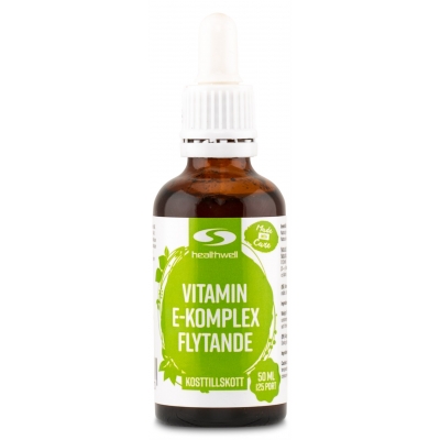 healthwell vitamin e komplex flytande 65363 x8