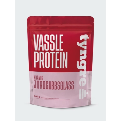 tyngre vassleprotein jordgubb