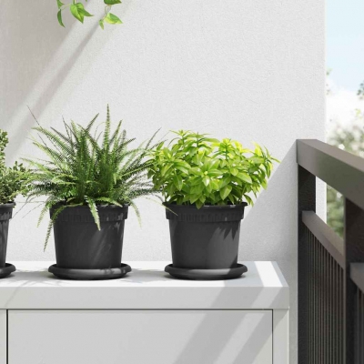 vidaXL Rund Blomkruka