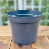 rund plastkruka 5 liter gra wh