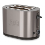 Black Decker Broedrost Black+Decker 2 Fack Rostfritt 900W Stal