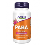 NOW Foods PABA 500 mg 100 kapslar