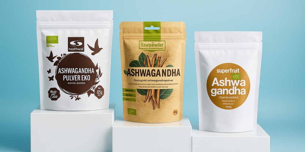 Testvinnarna från testet av Ashwagandha pulver