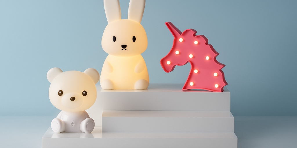 Testvinnarna från testet av Barnlampa