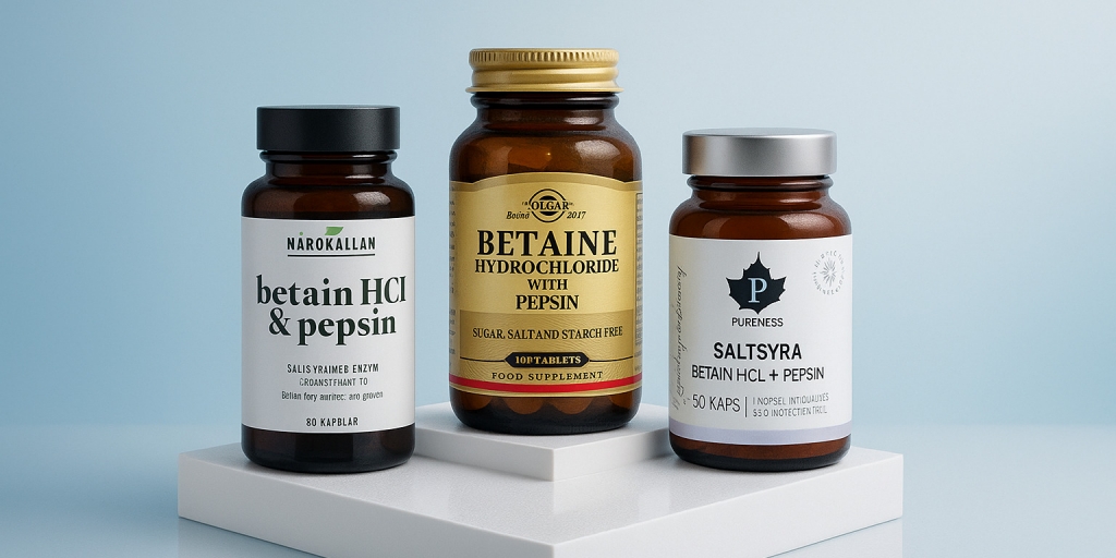 Testvinnarna från testet av Betain HCL