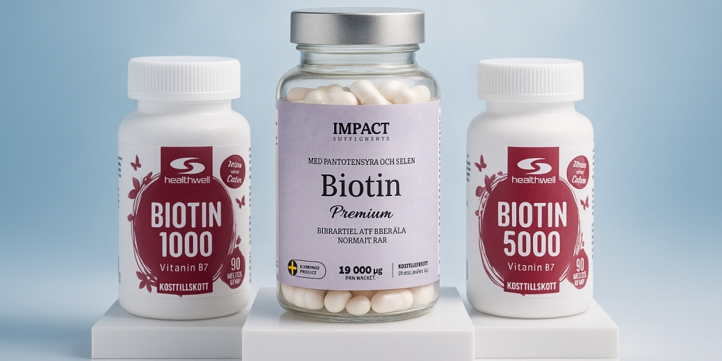 Testvinnarna från testet av Biotintabletter