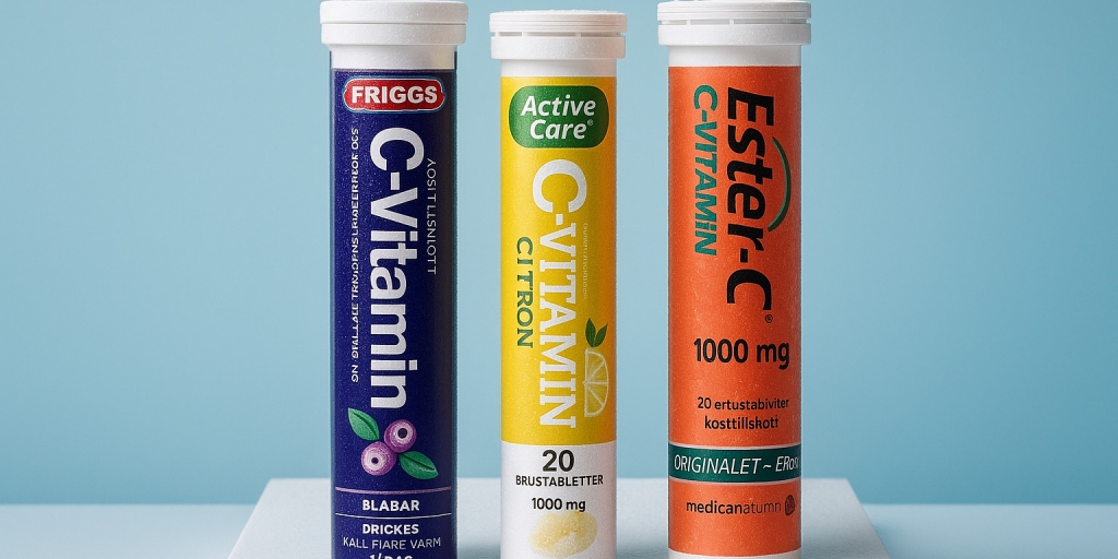 Testvinnarna från testet av C Vitamin Brustabletter