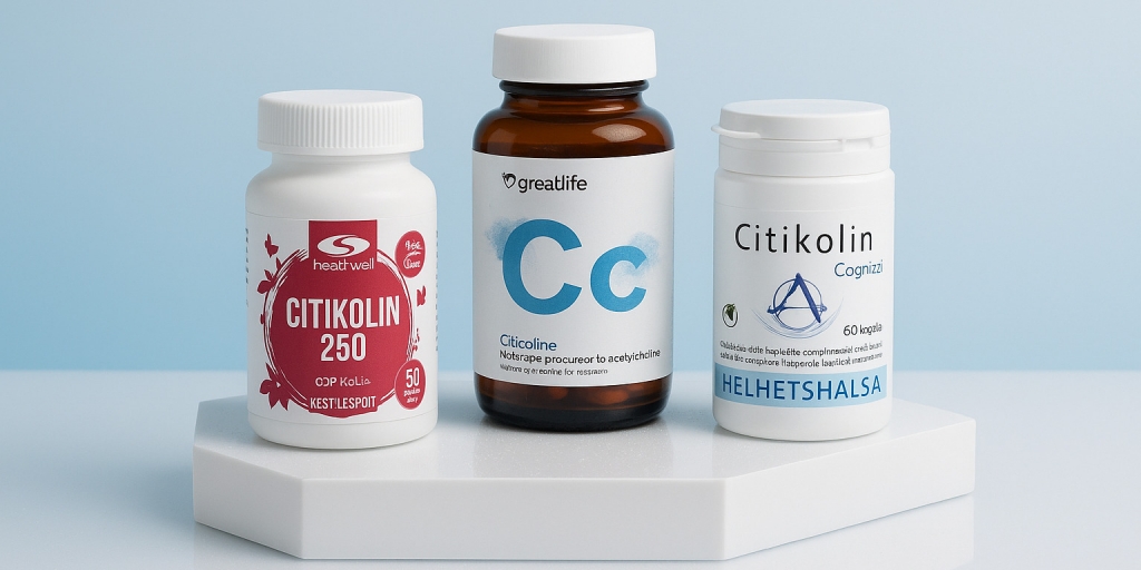 Testvinnarna från testet av Citikolin kosttillskott