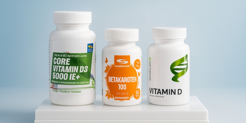 Testvinnarna från testet av D-Vitamin