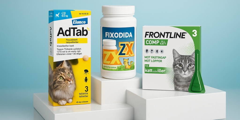Testvinnarna från testet av Fästingmedel katt