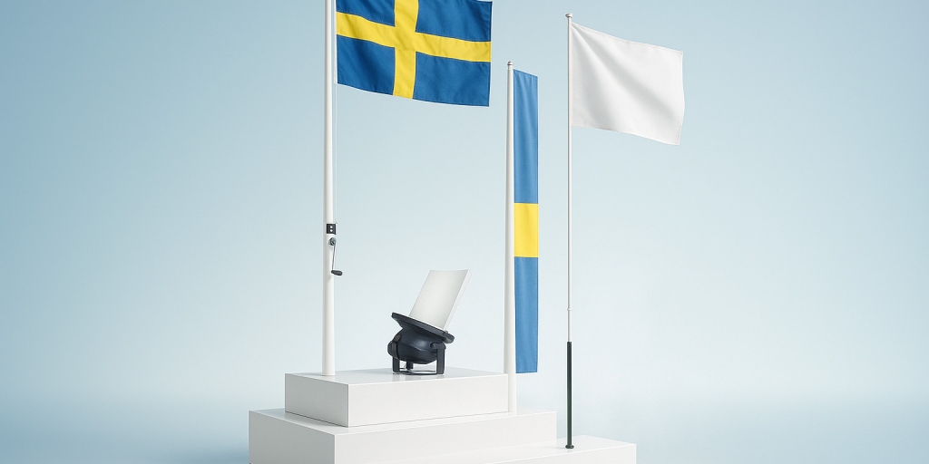 Testvinnarna från testet av Flaggstång