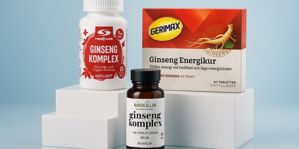 Testvinnarna från testet av Ginseng