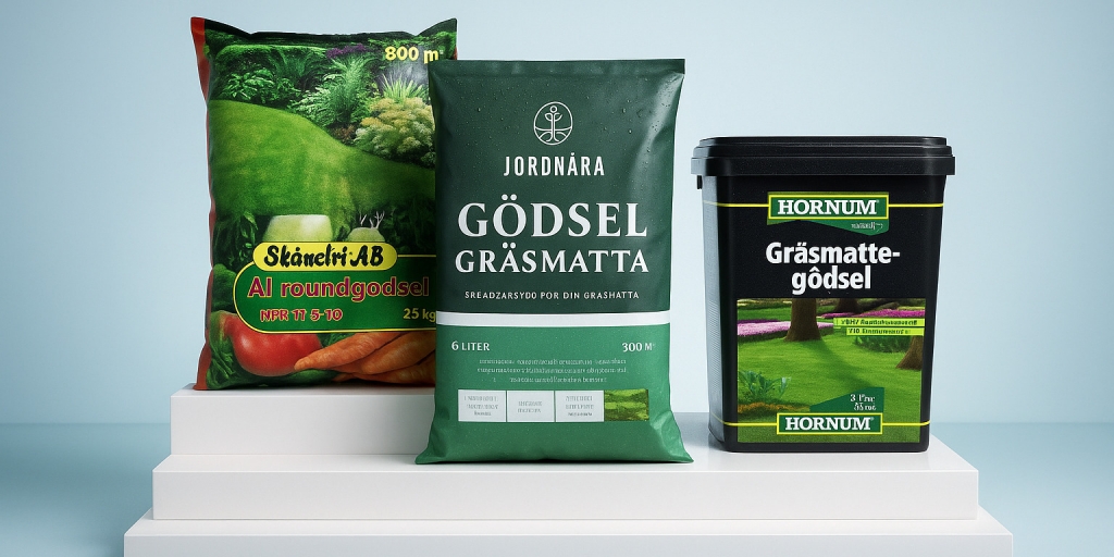 Testvinnarna från testet av Gräsmattegödsel