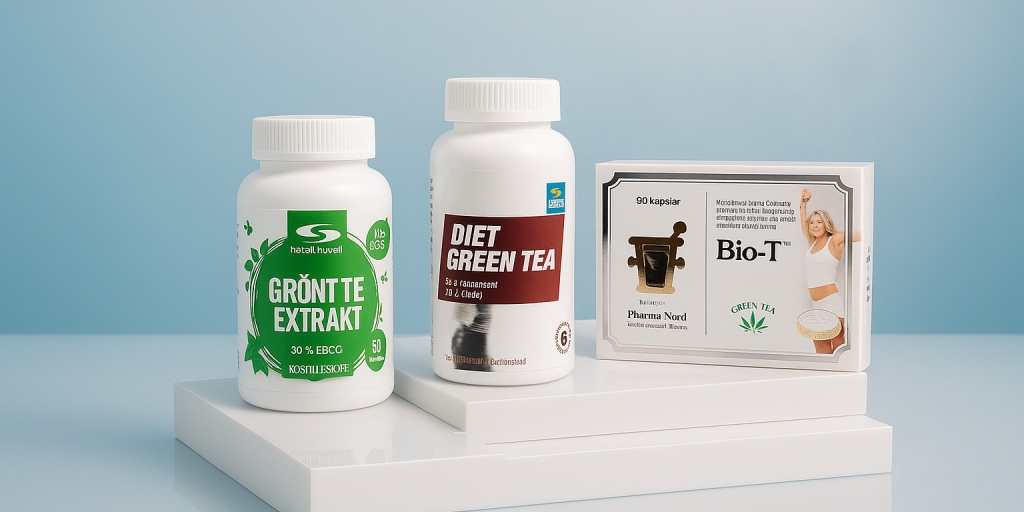 Testvinnarna från testet av Grönt te kapslar