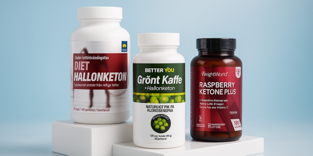 Testvinnarna från testet av Hallonketon kosttillskott