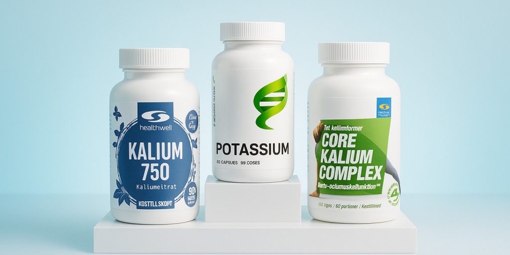 Testvinnarna från testet av Kaliumtillskott