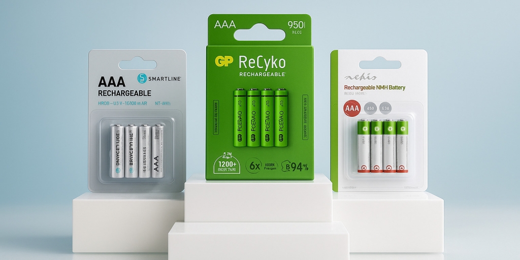 Testvinnarna från testet av Laddningsbara batterier