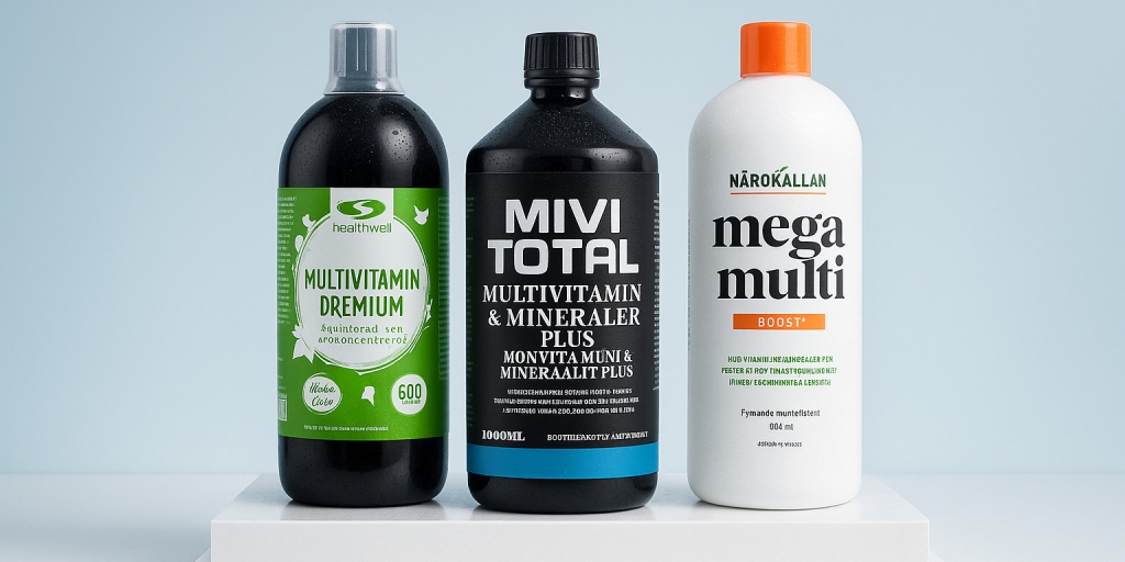 Testvinnarna från testet av Multivitamin Flytande