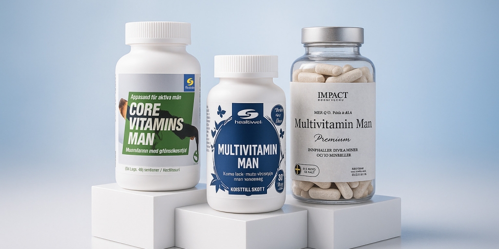 Testvinnarna från testet av Multivitamin man