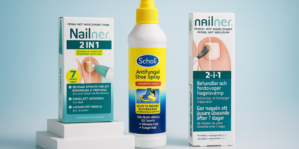 Testvinnarna från testet av Nagelsvamp behandling