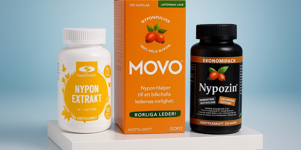 Testvinnarna från testet av Nyponkapslar