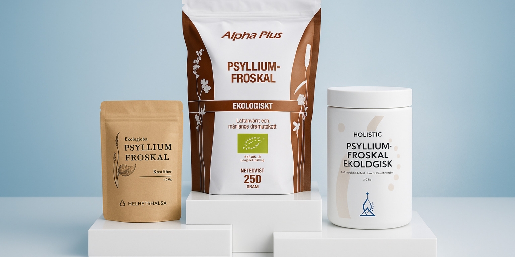 Testvinnarna från testet av Psylliumfröskal