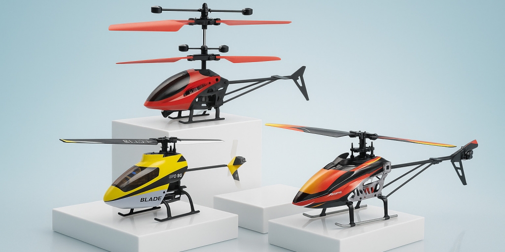 Testvinnarna från testet av Radiostyrd helikopter