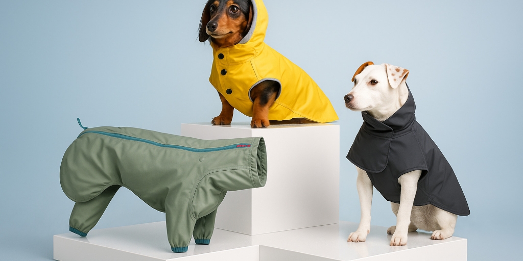 Testvinnarna från testet av Regnjacka hund