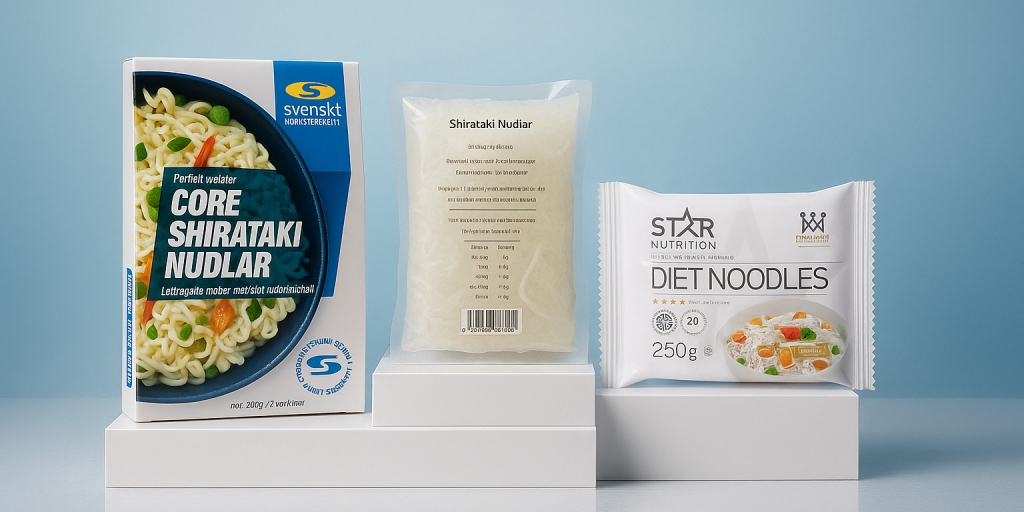 Testvinnarna från testet av Shirataki nudlar