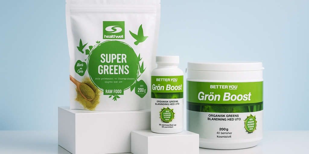 Testvinnarna från testet av Supergreens Kosttillskott