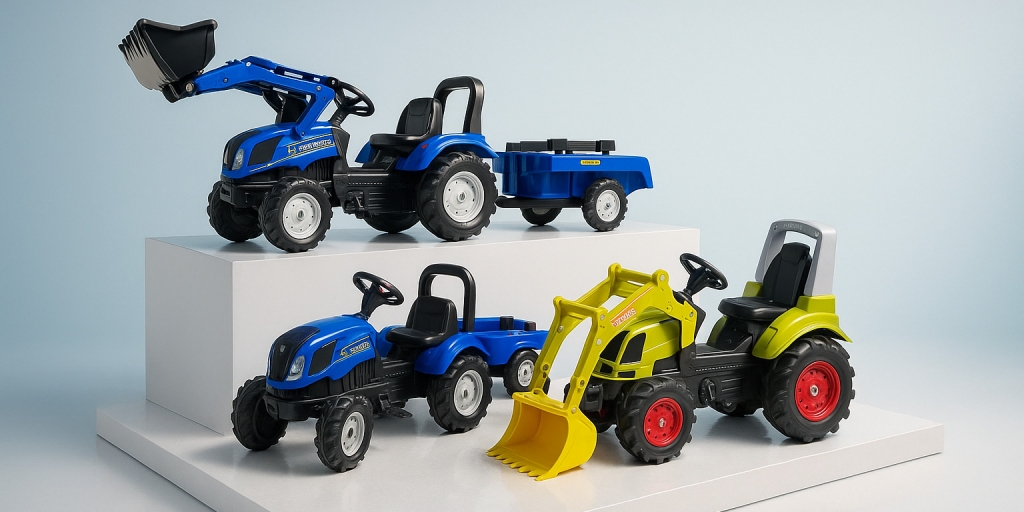 Testvinnarna från testet av Traktor barn